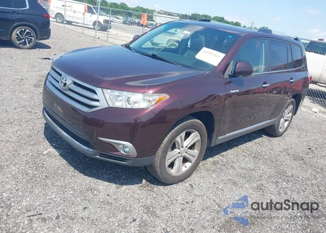 2012 Toyota Highlander Limited z USA, uszkodzony, nr VIN 5TDDK3EH9CS136107